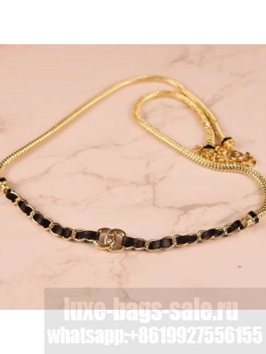 Chanel Chain Belt AB6145 Black/Gold  2021 Collection
