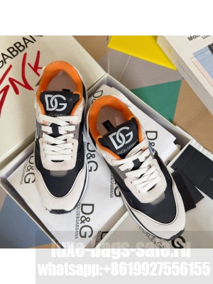Dolce & Gabbana Man's Mixed-material DG CUSHION sneakers 01