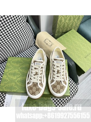 Gucci GG Embroidered Low-top Platform Sneakers 5cm 2023 03