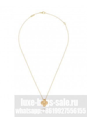 Van Cleef & Arpels Vintage Alhambra Pendant Golden
