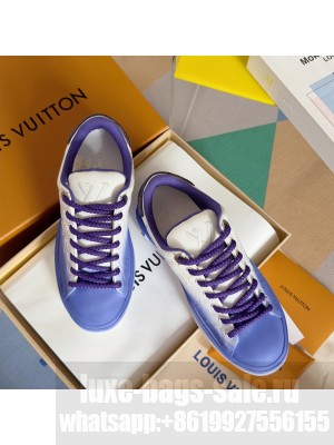 Louis Vuitton Women's Time Out Monogram Sneaker Blue