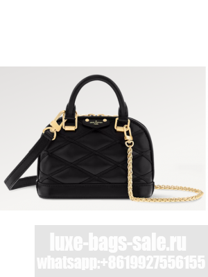 Louis Vuitton Nano Alma M83048 Black