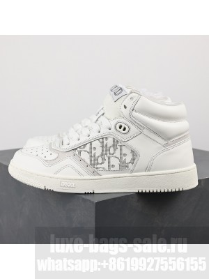Dior Unisex B27 High-Top Sneaker Smooth Calfskin with Dior Oblique Jacquard 2023 035