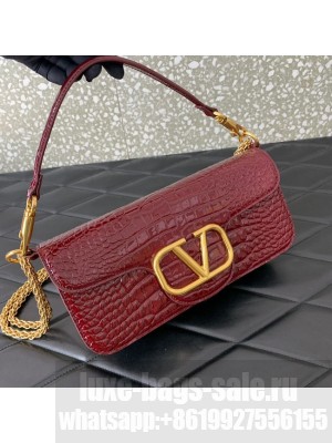 VALENTINO GARAVANI Loco Calf leather bag 2A0K30 wine
