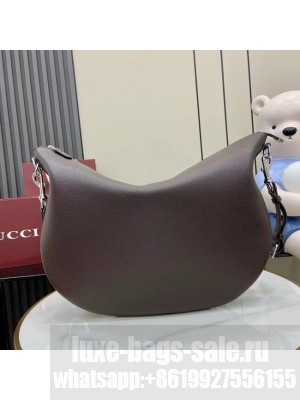 GUCCI B LARGE SHOULDER BAG 800194 dark brown