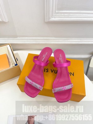 Louis Vuitton Sparkle 9.5cm Heel Slide Sandals 2023 06