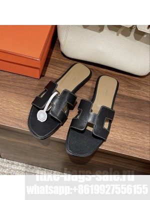 Hermes Oran Flat Slide Sandals 2023 Collection 010