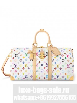 Louis Vuitton LV X TM Keepall Bandouliere 45 M13742 White