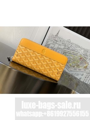Goyard Matignon GM Wallet Yellow