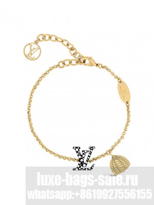 Louis Vuitton Women's LV x YK LV Iconic Infinity Dots Bracelet Black