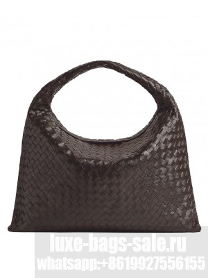Bottega Veneta Large Hop Dark Coffee