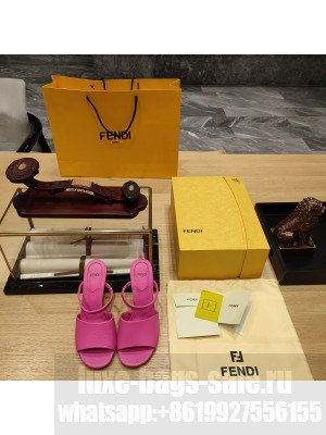 Fendi First 95mm calfleather high-heeled sandals 07