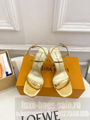 Louis Vuitton Patent calf leather 1AGWZM 6AM Sandal Gold 2025