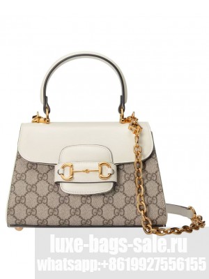 Gucci Horsebit 1955 Mini Bag 703848 Cream