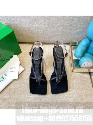 Bottega Veneta Stretch Tufted Insole Sandals 9cm Black Spring/Summer 2022 Collection
