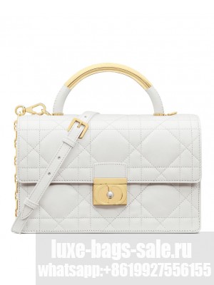 Christian Dior Medium Dior Ange Bag White