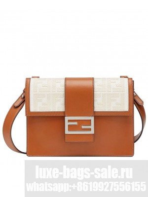 Fendi Flat Baguette Bag 7VA524 Coffee