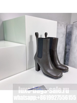Bottega Veneta Storm Calfskin 9cm Chelsea boots Fall/Winter 2021 Collection, Fondant
