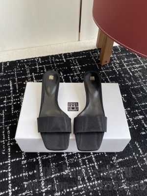 TOTEME Fabric slides black