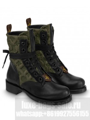 Louis Vuitton Women's Metropolis Flat Boots 1A952L Green