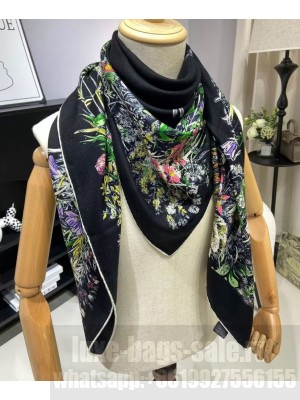 Christian Dior Women's Le Bal Des Libellules Square Scarf