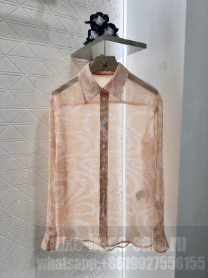 Chanel Printed Shirt yellow
