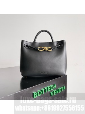 Bottega Veneta Small Andiamo Silky calfskin 766014 black