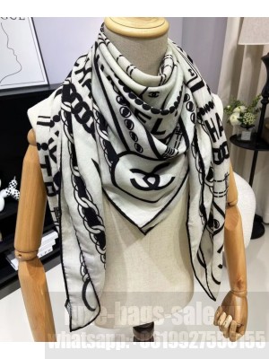 Chanel Women's Scarf White