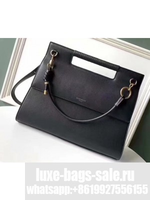 Givenchy Large Whip Bag in Smooth Leather Black