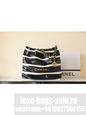 CHANEL 22 HANDBAG AS3260 Black&white