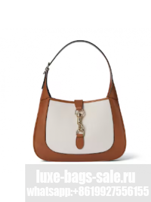 GUCCI JACKIE SMALL SHOULDER BAG 782849 white&brown