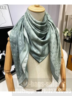 Louis Vuitton Women's Monogram Duogram Scarf Gray