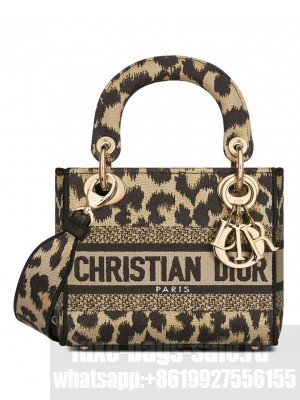 Christian Dior Mini Lady D-Lite Bag Apricot