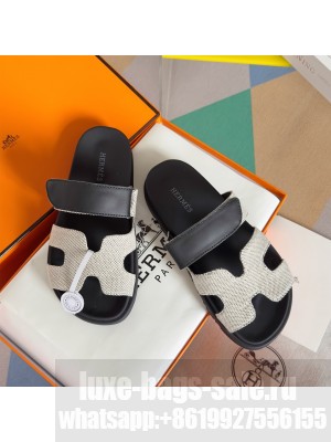 Hermes Unisex Chypre Flat Sandals 021