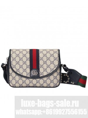 Gucci Ophidia Mini GG Shoulder Bag 722117 Blue