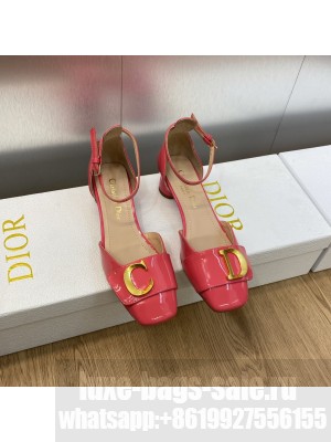 Dior C'est Dior Pumps 3.5cm in Patent Calfskin 2023 Pink