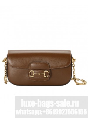 Gucci Horsebit 1955 Small Shoulder Bag 735178 Coffee