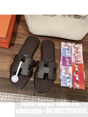 Hermes Oran Flat Slide Sandals 2023 Collection 021