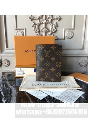 Louis Vuitton Passport Cover Monogram Canvas Fall/Winter 2017 Collection M64502, Brown