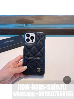 Chanel iPhone Case 869389 Black