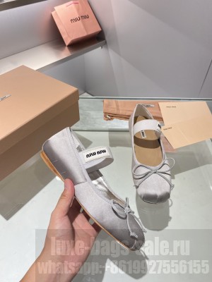 Miu Miu Satin ballerinas 04