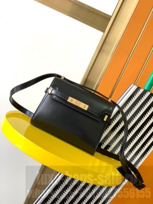 Saint Laurent MINI MANHATTAN IN LEATHER 727766 black