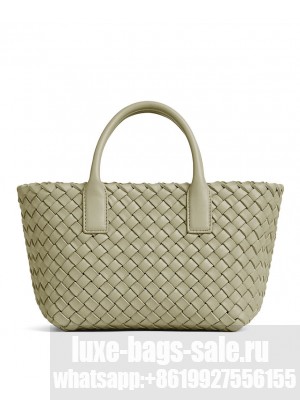 Bottega Veneta Mini Cabat Light Green