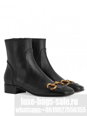 Gucci Women's Boots With Horsebit 673666 Black