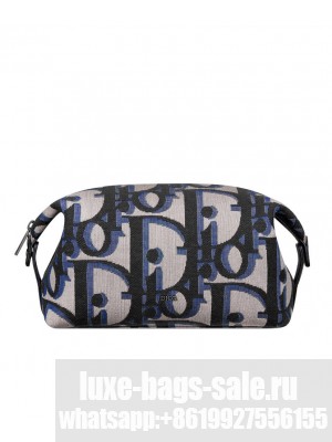 Christian Dior Toiletry Bag Dark Blue