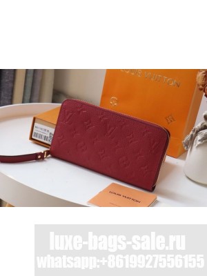 Louis Vuitton Original Monogram Empreinte Wallet M60571 Wine
