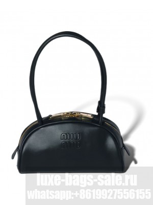 Miu Miu Beau Leather Bag 5BB192 Black