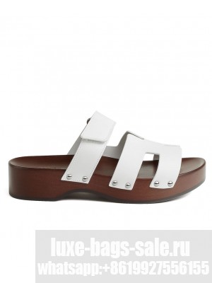 Hermes Women's Kos Clog White