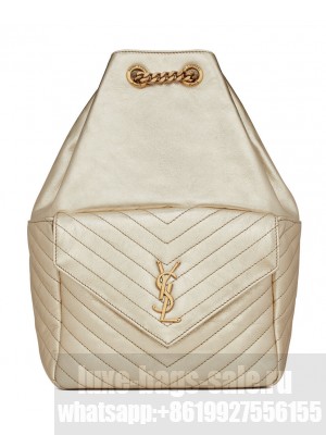 Saint Laurent Joe Backpack 672609 Golden