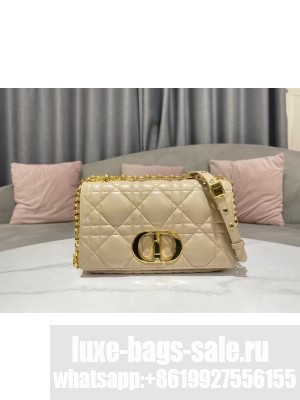 Dior Medium Soft Dior Caro Bag Macrocannage Lambskin M9253UHPA Beige